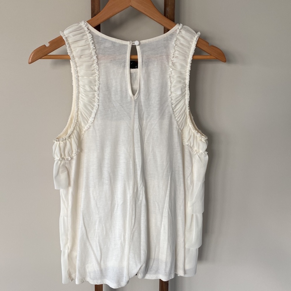 Sleeveless Ruffled Top - Picture 2 of 4